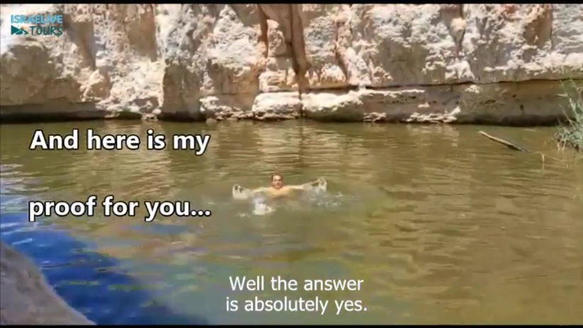 Ein Yorkeam - surprizing spring in the Negev desert